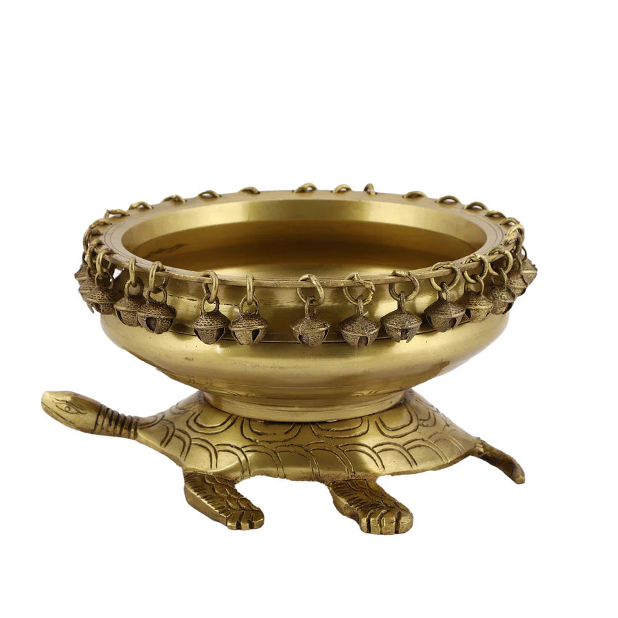 Art Brass Turtle Urli Bowl Light