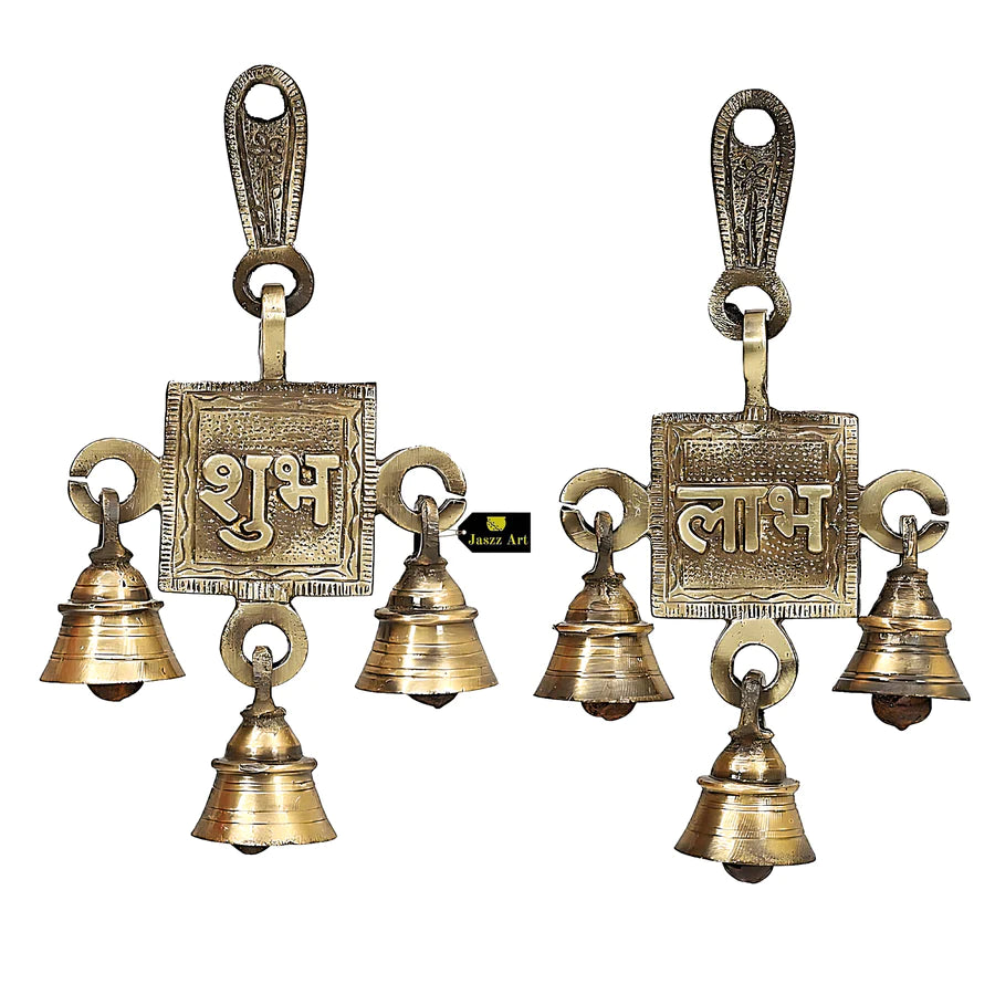 Art Shubh Labh Hanging Bells (Pack of 2)