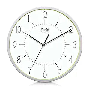 Ajanta Quartz Plastic Real Silent Sweep Movement Designer Clock