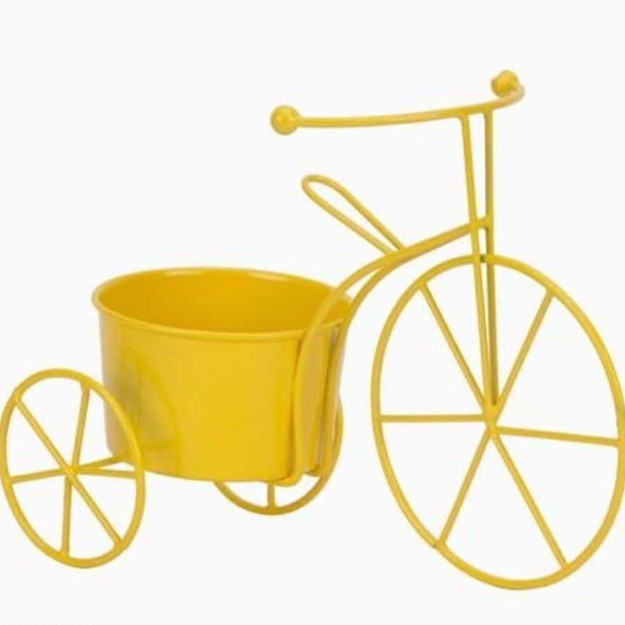 Planter Pot With Cycle Style Stand