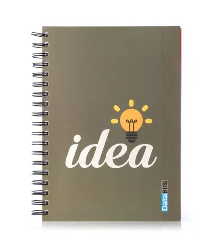 5 Subject Single Ruled Idea Paper Soft Cover Wiro Notebook - B5 Size