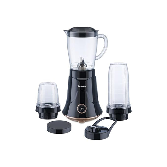 Bajaj Nx-01, Powerful 300W Mixer Grinder, Blender, Juicer And Smoothie Maker With Sipper And Store Lids