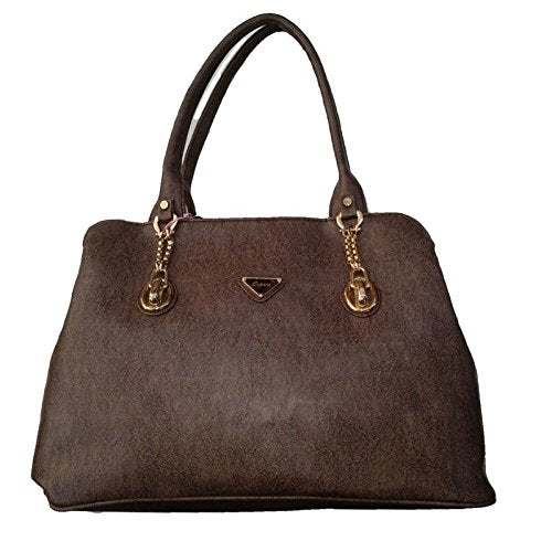 Women's Synthetic Handbag (Brown)
