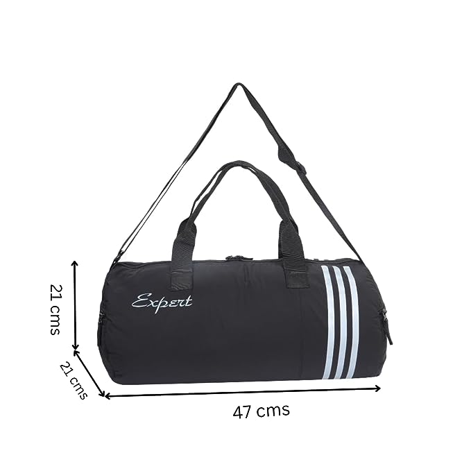 Gym Bag for Men PVC Duffle Bag for Gym Fitness Bag | Sports & Travel Bag | Duffle Bags Travel (Black)