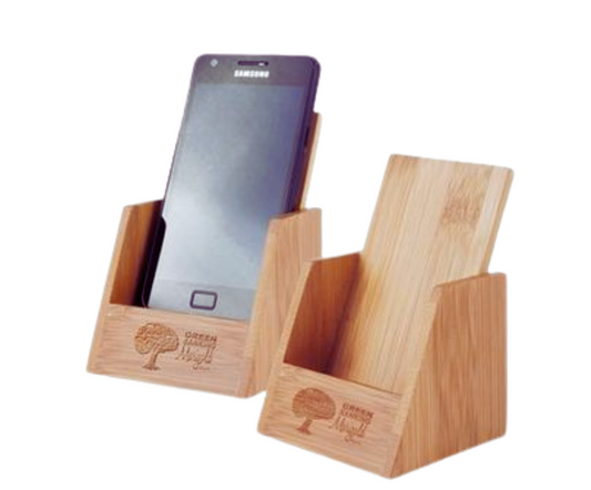 Wooden mobile stand