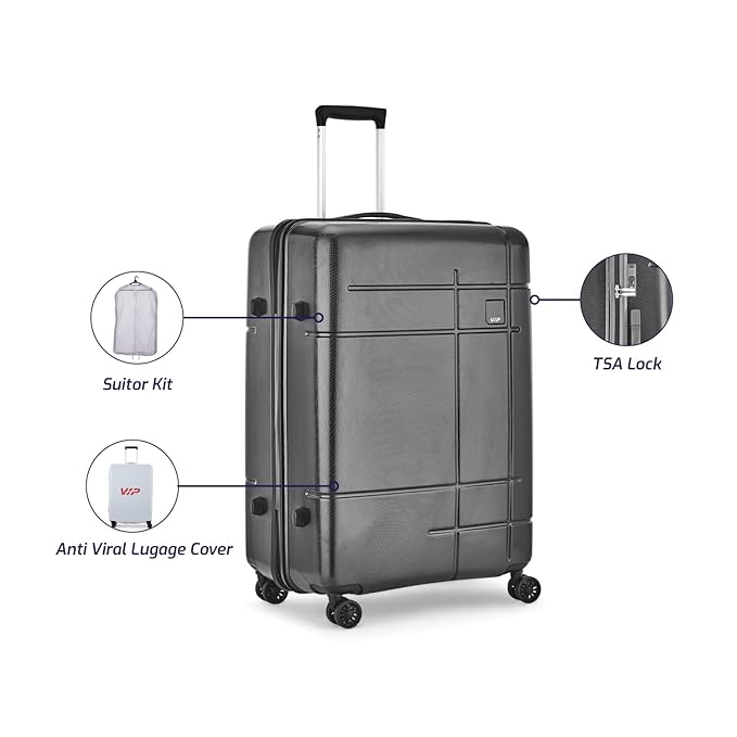 VIP Zorro Strolly 80 Cm 360° | Trolley Bag, Suitcase for Travel