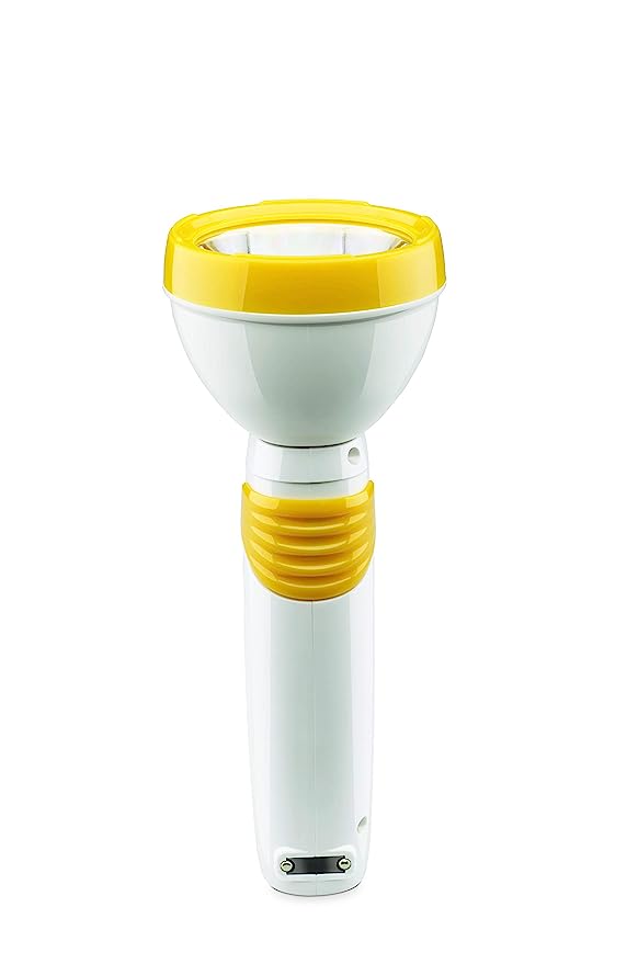 Bajaj Hyperion Rc Led Portable Torch Cum Table Lamp (Pack of 1, Yellow, Abs)