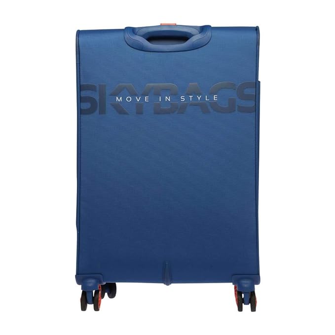 Skybags Unisex Vanguard Plus 8W Exp Str 71 Bright Blue Soft Luggage