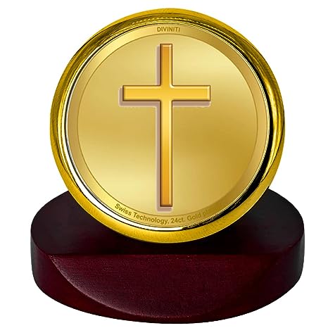 Holy Cross God Idol Photo Frame for Car Dashboard, Table Decor, office