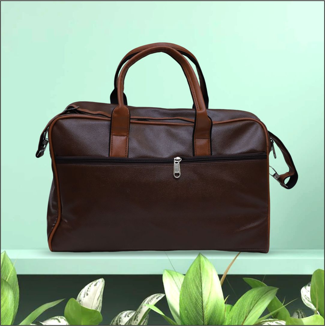 Leatherette Brown Portfolio Bag