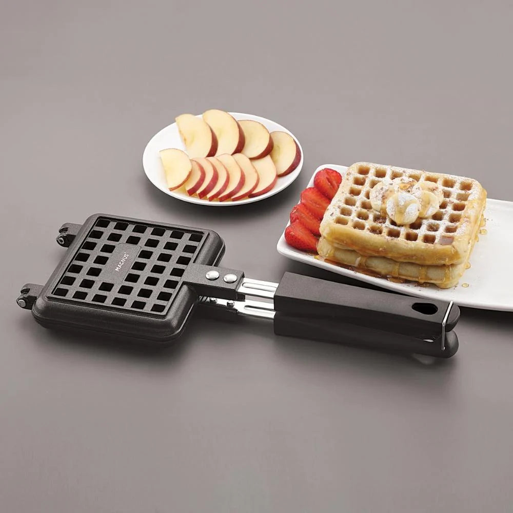 Quick Heating Aluminum Non-Stick Waffle Maker