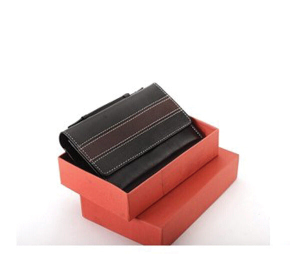 2 COLOUR LADIES WALLET CHERRY AND BLACK