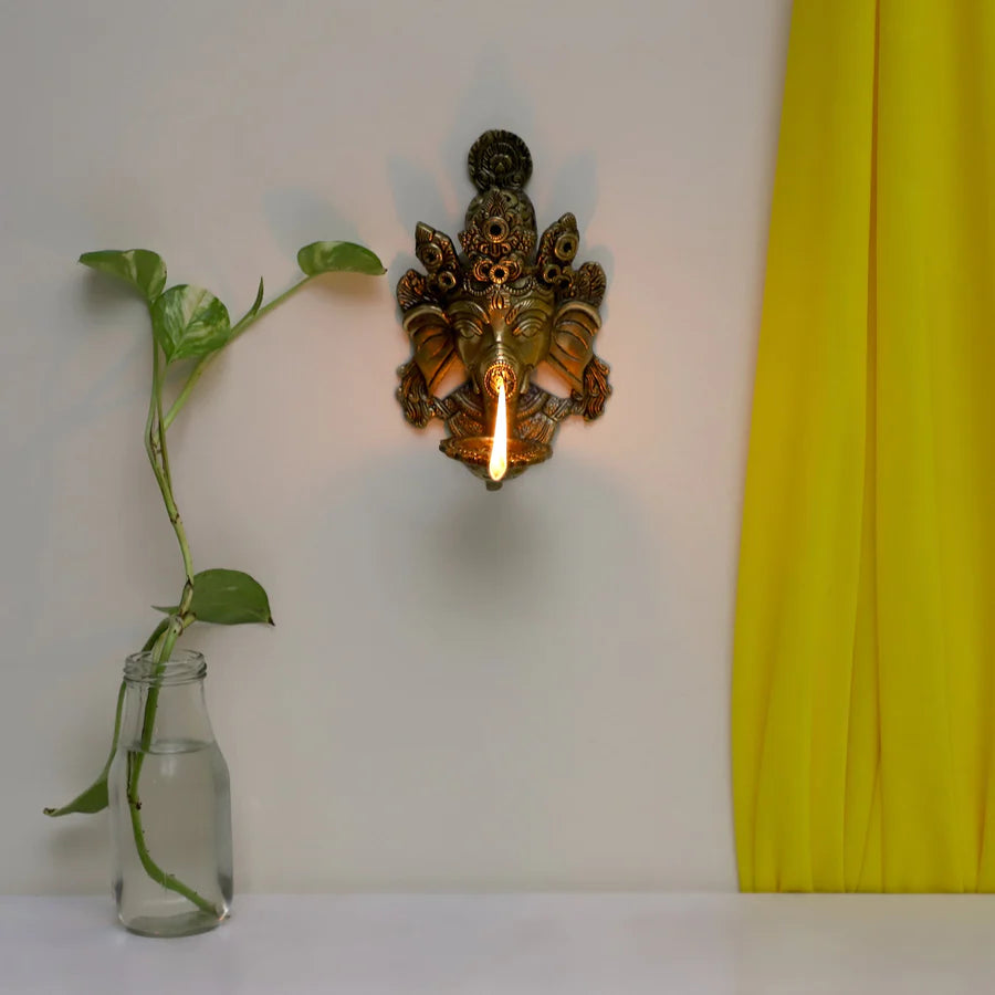Wall Hanging Ganesh Ji Diya (Type 2)