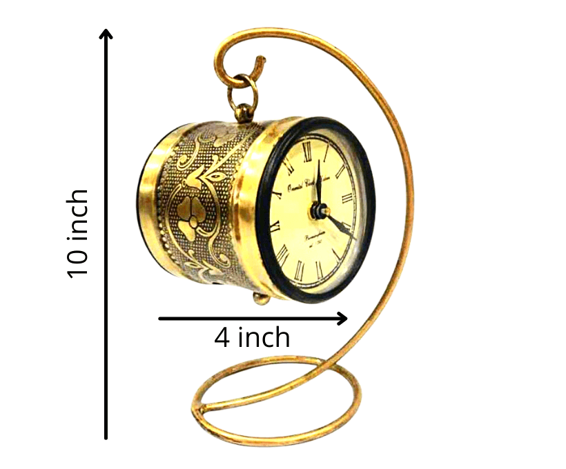 Mini Railway Clock With Hanging Stand