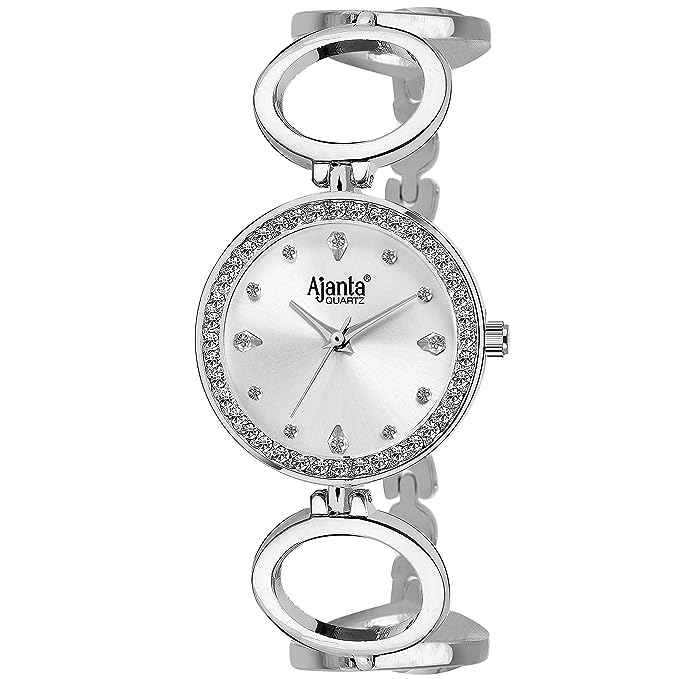 Ajanta Quartz Women's Stainless Steel Bracelet Watch