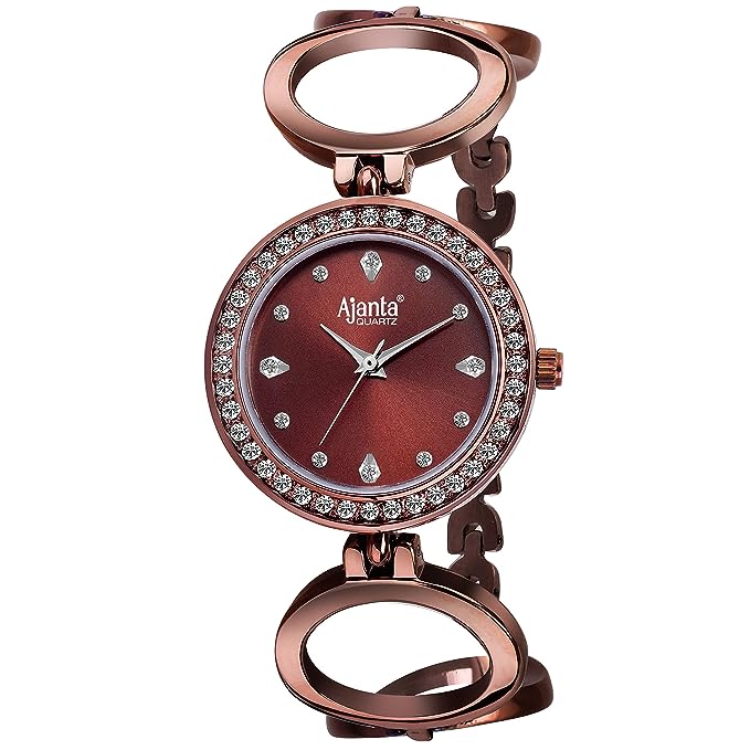 Ajanta Quartz Women's Stainless Steel Bracelet Watch