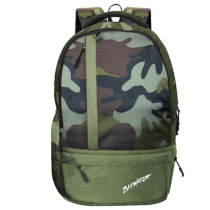 Small 20 L Laptop Backpack BW-BP07-BRGRN Army Printed