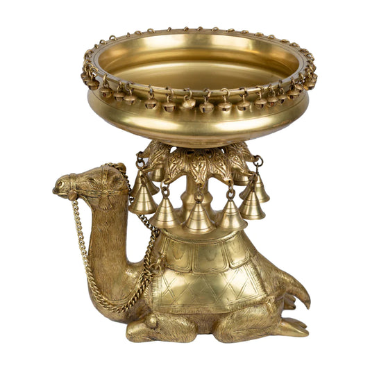 Art Brass Big Camel Urli Bowl Decorative