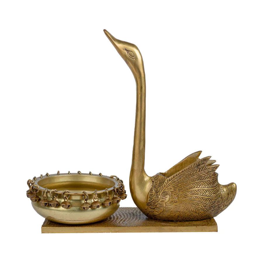 Art Brass Swarn Urli Bowl Decorative (type 2)