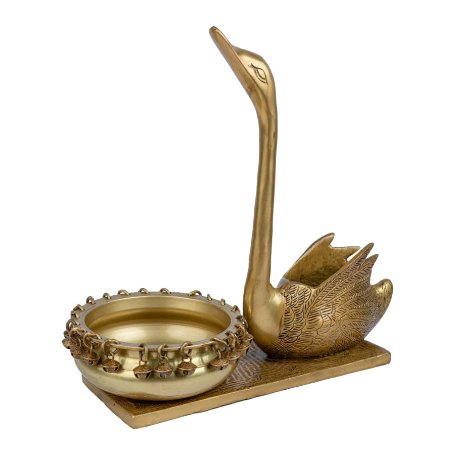 Art Brass Swarn Urli Bowl Decorative (type 2)