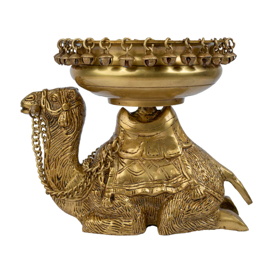 Art Brass Big Camel Urli Bowl