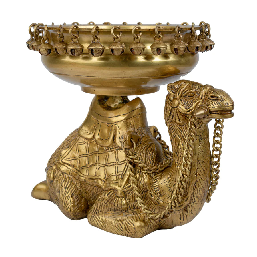 Art Brass Big Camel Urli Bowl