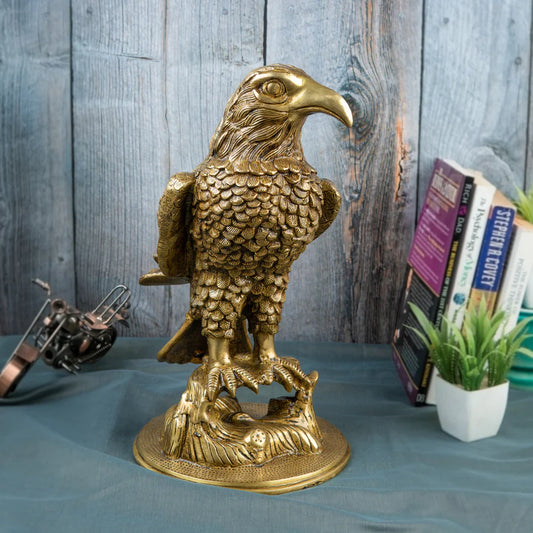 Art Brass Big Eagle Statue - (7.5 KG)