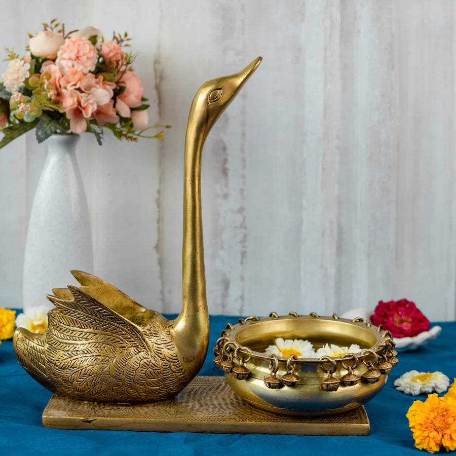Art Brass Swarn Urli Bowl Decorative (type 2)