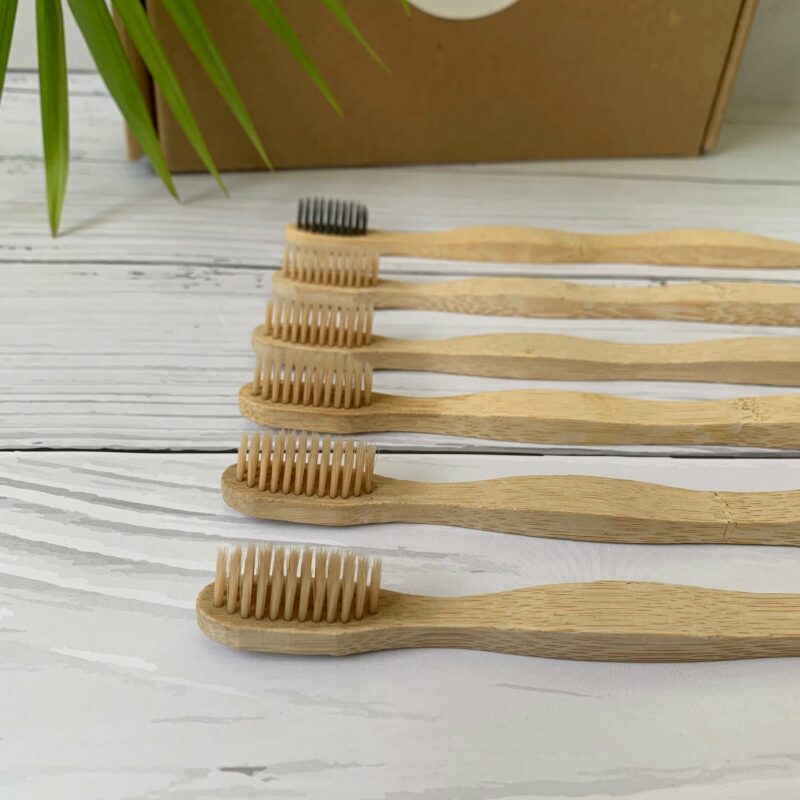 Bamboo Toothbrush (Wave Shaped)