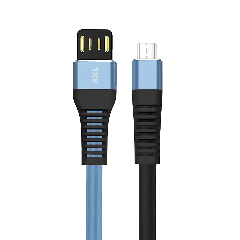 AXL Blaze CB-61 Charging/Sync Cable for your device with 3A High Speed Charging – 1.2 Meter (Brown/Blue)