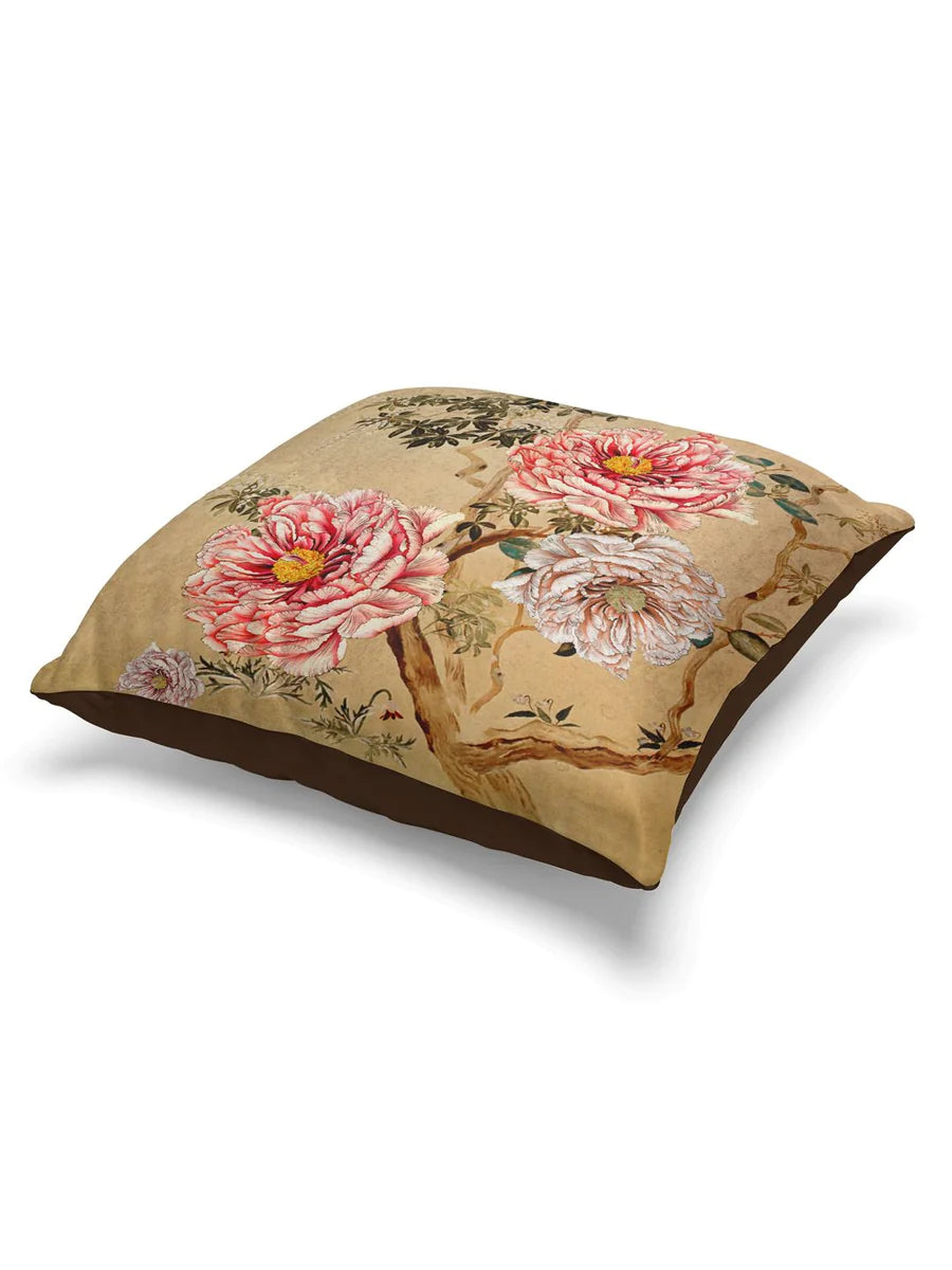 Designer Digital Printed Silky Smooth Cushion Covers (ruyal-multi/pink)