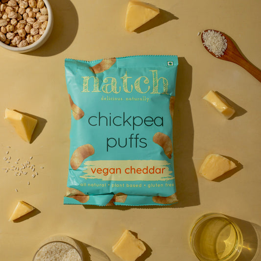 Chickpea Puffs - Vegan Cheddar
