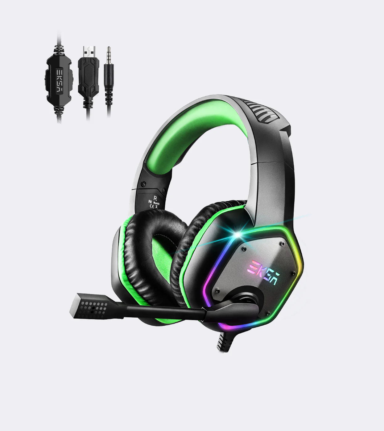 E1000S 3.5mm Stereo Sound RGB Gaming Headset