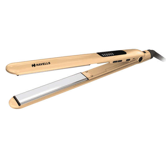 Hair Straightener with Titanium Coated Plated (Golden)