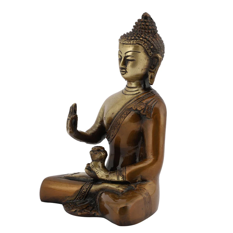 Gautam Buddha Brass Statue (Blessing)