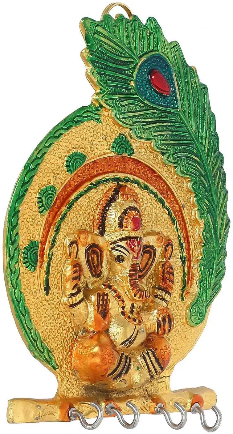 Metal Ganesha ji Key Holder