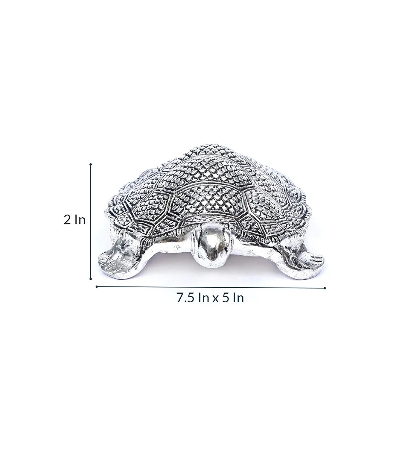 Metal Turtle for Career and Luck Home Decoration