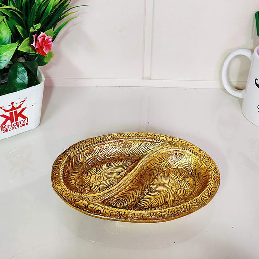 Metal Decorative Tray for Tableware