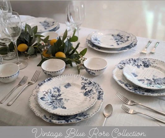 Vintage Blue Rose Collection
