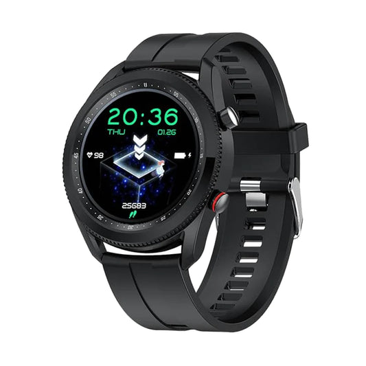 AXL Rider 1.28" Smart Watch with Call Function, Bluetooth Calling, Multi Sports Modes, Spo2 & Heart Rate Monitoring, Waterproof- Jet Black