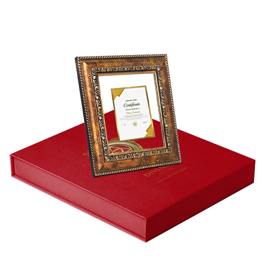 Customised Gold Plated Frame for Certificates
