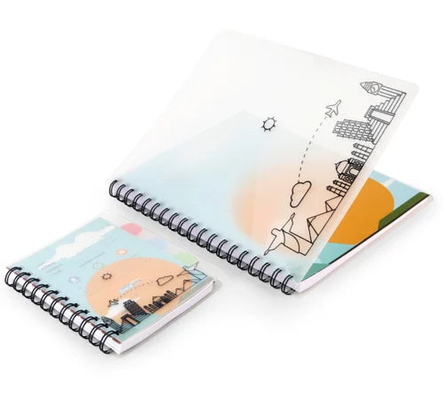 Dataking Spiral Notebooks With Silk Print PP Cover