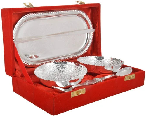 Designer Silver Plated Bowl Set