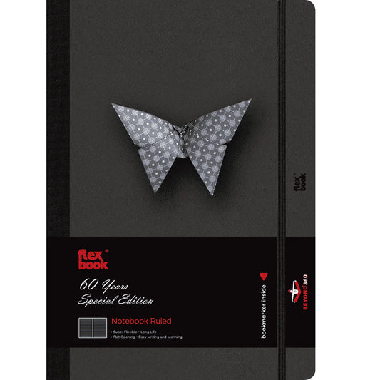 Flex Book 60 Years Edition Black Notebook