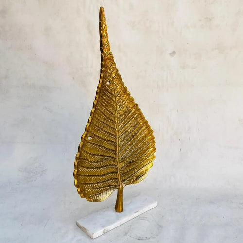 Golden Leaf Sculpture