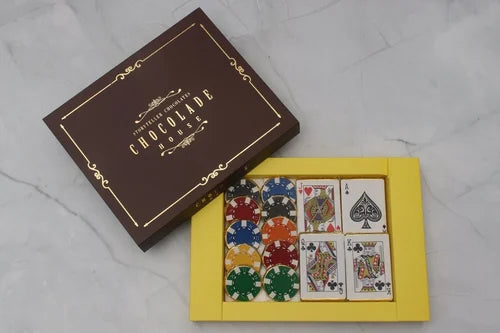 Currency Poker & Cards Chocolate Box