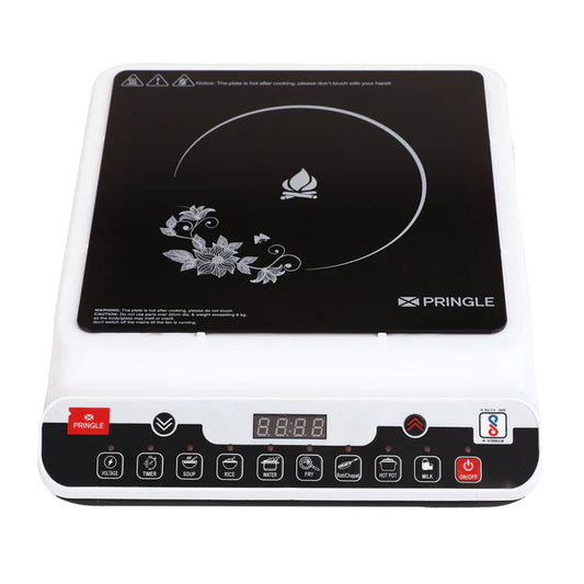Pringle 1400Watt Induction Cooktop With Push Button For Home And Kitchen