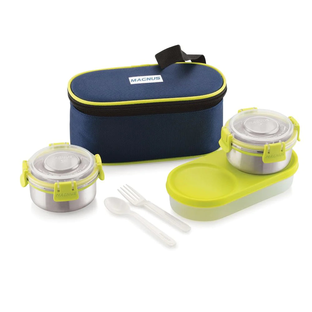 3 Airtight & Leakproof Lunch Box with Bag, 1050 ml