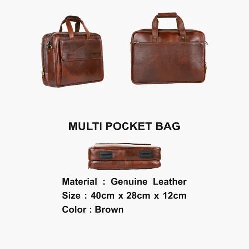 Multi Pocket Bag (Genuine Leather)