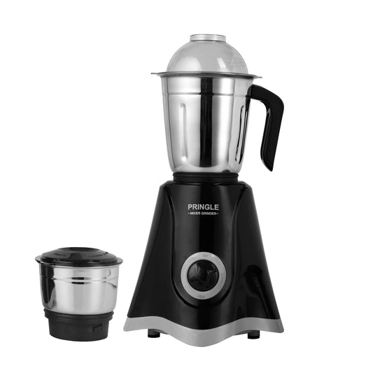 2 Jar Mixer Grinder| 500W Powerful Motor | [ISI] Certified | 304 Grade Stainless Steel Blade| 2 Stainless Steel Jars Liquidising Jar (1 Litres) Chutney Jar (0.4 Litres)3 Speed Options With Whip (1 Year Warranty)